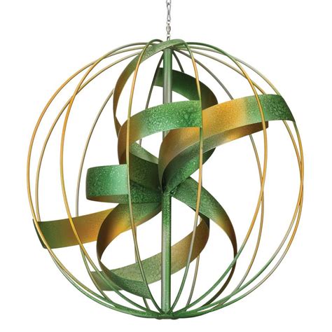 Regal Hanging Wind Spinner Copper Patina 12300 The Home Depot Wind