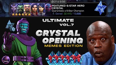 Ultimate Crystal Opening V7 Memes Edition Ggc 6 Star Nexus Marvel Contest Of Champions