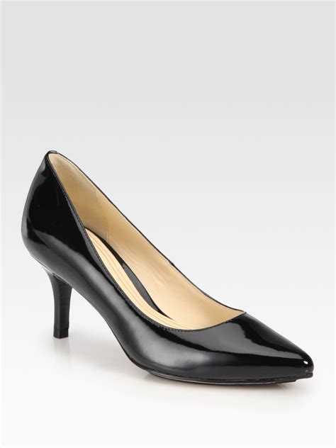 Cole Haan Chelsea Patent Leather Pumps In Black Lyst