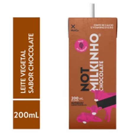 Bebida vegetal à base de plantas notco chocolate 200ml oferta na Enxuto