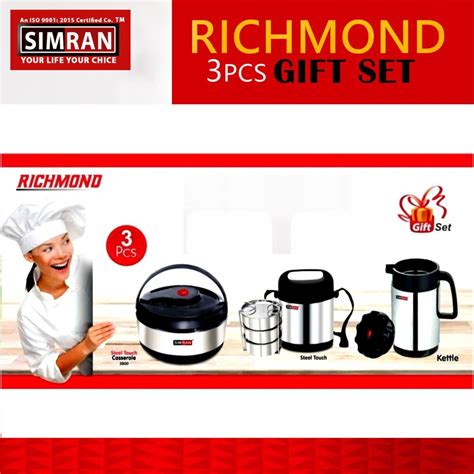 Pieces Round Steel Hot Pot Gift Sets For Home At Rs Set In