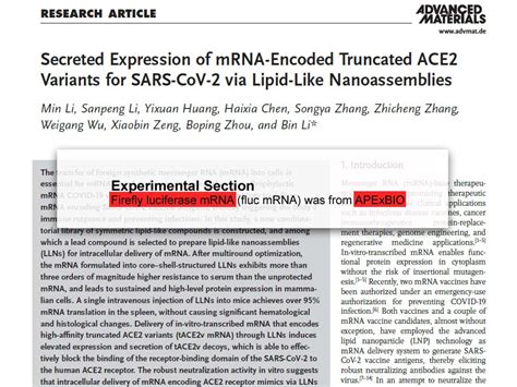 美国apexbio中文官网 Ez Cap™ Firefly Luciferase Mrna