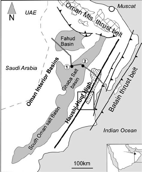 Geological Scheme Of Oman Redrawn After Juha ́ Sz Bodnar 1999