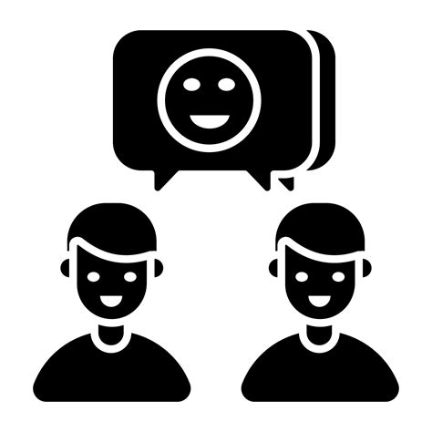 A solid design icon of customer response 24036696 Vector Art at Vecteezy