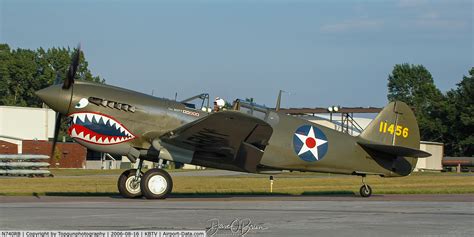 Aircraft N740RB 1944 Curtiss P 40N Warhawk C N 33108 Photo By