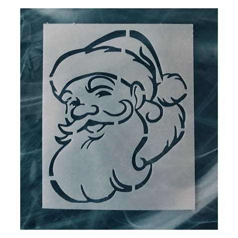 Santa Claus Stencil, Vintage Santa Stencil, Retro Santa Claus Stencil ...