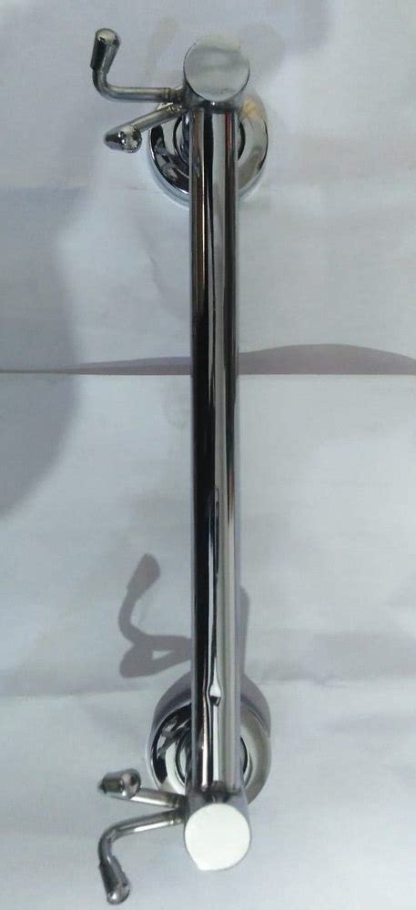 Polished Silver 10 Inch Stainless Steel Towel Rod For Bathroom At Rs