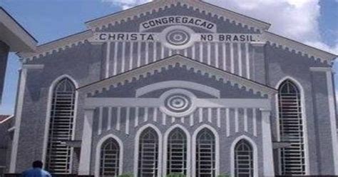 Templos Da Congrega O Crist No Brasil Mant M Fachada Grafia