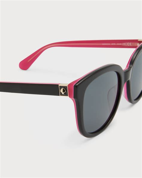 Kate Spade New York Gweniths Square Acetate Sunglasses Neiman Marcus