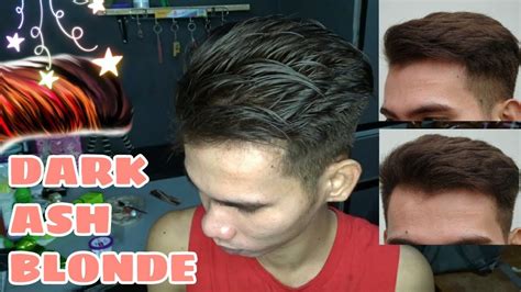 Dark Ash Blonde Hair Color For Men Budget Pero Sulit Youtube