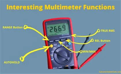 Interesting Multimeter Functions (And What They Really Do)