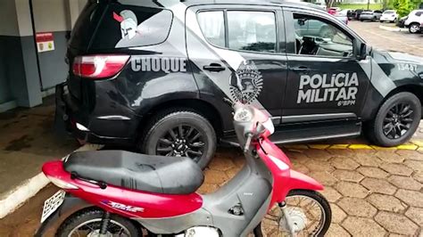 Choque Recupera Moto Que Havia Sido Furtada Na Semana Passada V Deo