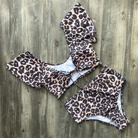 Buy 2019 Sexy Micro Bikinis Swimwear Leopard Swimsuit