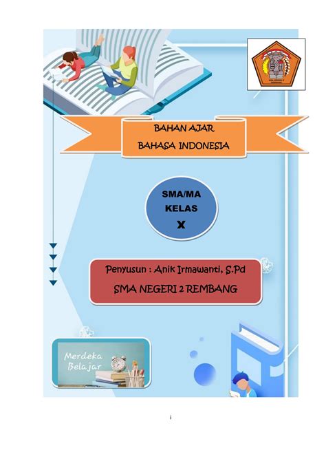 Bahan Ajar Bahasa Indonesia Kelas X Anik Irmawanti Halaman 1 63