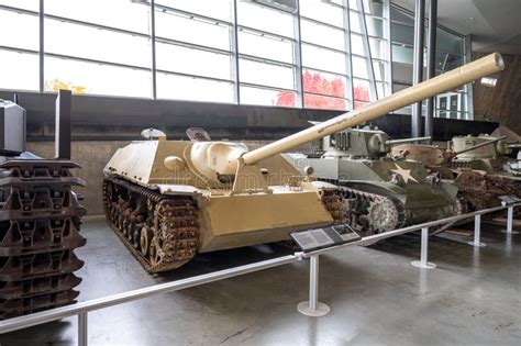 Exhibits of Tanks and Artillery Inside the Canadian War Museum in ...