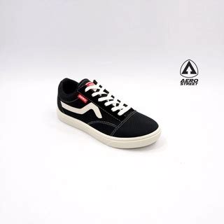 Jual Aerostreet 37 44 Massive Low Hitam Sepatu Sneakers Casual Pria