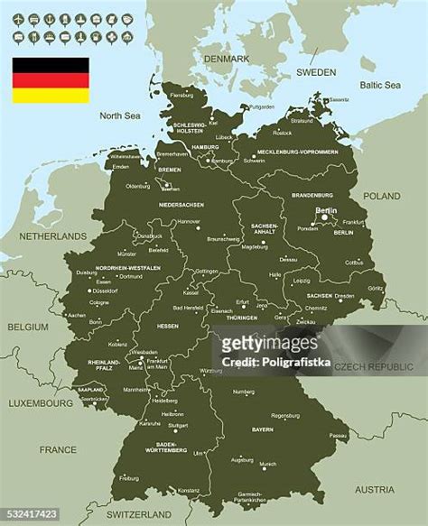 Germany Map Regions Photos and Premium High Res Pictures - Getty Images