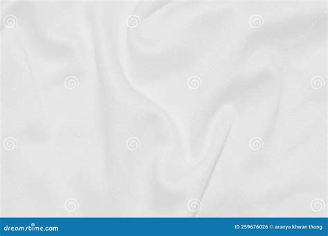 A Clean White Cloth With Swaying Streaks For The Background Stock Photo