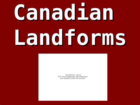 (PPT) Canadian Landforms. Canada’s Landforms Canada is made up of three ...