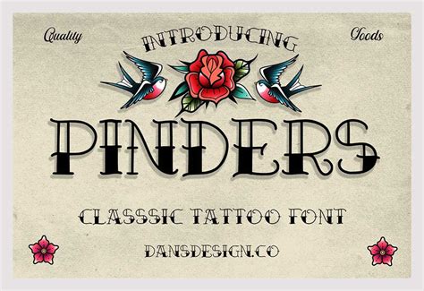 17+ Beautiful Free Tattoo Fonts for Artists - Immense Art