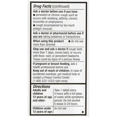 GoodSense Mucus Relief DM Tablets Guaifenesin 400mg 30Ct