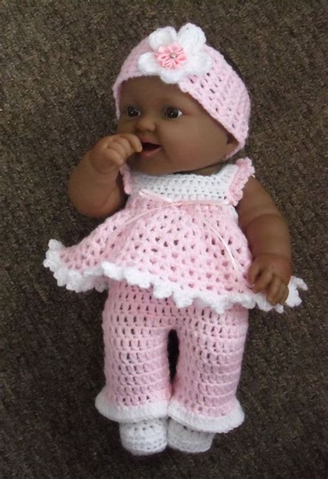 Pdf Crochet Pattern For Inch Berenguer Lots To Love Baby Etsy