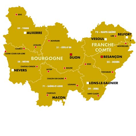 La région académique Bourgogne Franche Comté Académie de Dijon