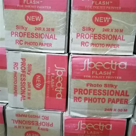 Jual Kertas Photo Kertas Photo Roll In Gsm Spectra Silky