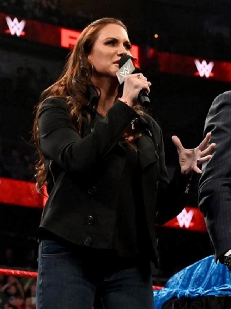 Chief brand officer of WWE Stephanie McMahon Black Jacket