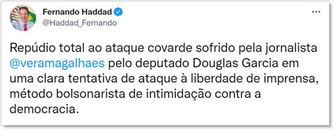 Ofensa A Jornalista Foi Fora Dos Padr Es Diz Moraes