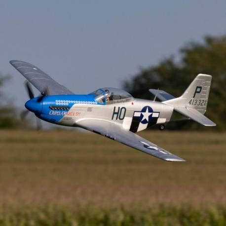 E Flite P D Mustang Mm Bnf As X Safe Efl Vendita Online