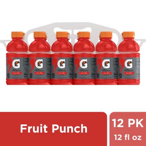 Gatorade® Red Fruit Punch Sports Drink Mini Multipack Bottles 12 Bottles 12 Fl Oz King Soopers