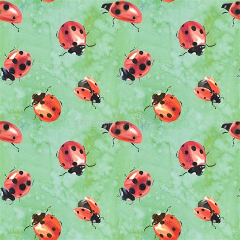 Watercolor Ladybugs Stock Illustrations 344 Watercolor Ladybugs Stock Illustrations Vectors