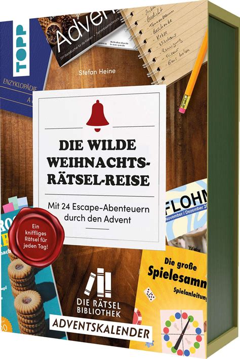 Die Rätselbibliothek Adventskalender Die Wilde Weihnachts Rätsel