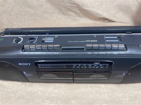 Vintage 1990s Sony Stereo Radio Cassette Corder Cfs W303 Etsy