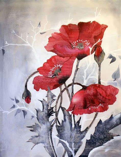 Pin By Marleen Meintjes On Art Painting Flowers Poppy Painting