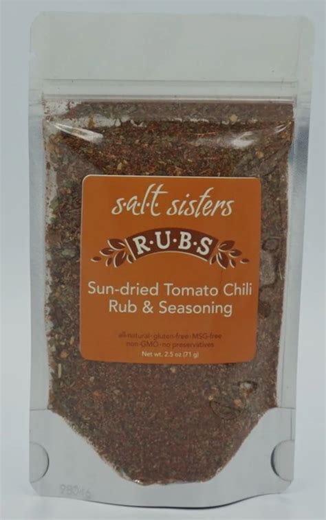 Sun Dried Tomato Chili Rub Seasoning The Pinehurst Olive Oil Company