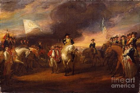 The Surrender Of Lord Cornwallis At Yorktown Painting By Motionage