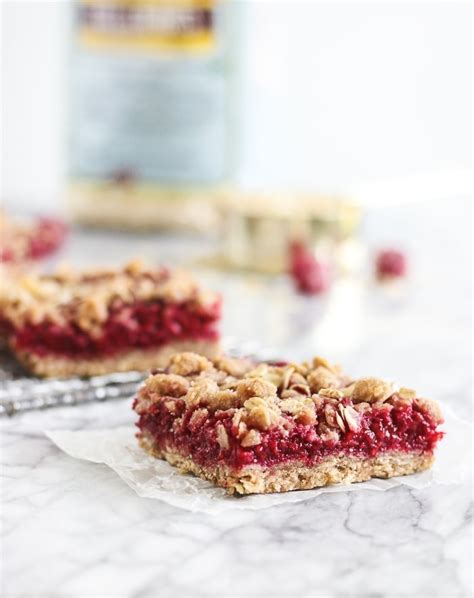 Raspberry Oat Crumble Bars Lively Table