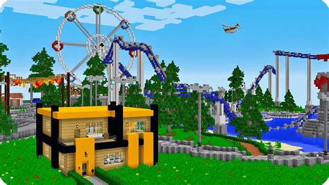 🎢🏡 La Casa De Massi Aparece En Un Parque De Atracciones En Minecraft 😱