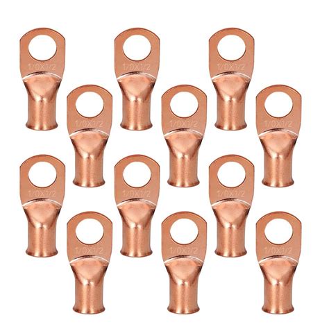 Heavy Duty Copper Wire Lugs Battery Cable Ends Eyelets Ring