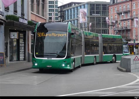 BVB Hess E Bus Nr 9102 BS 99802 Vor Dem SBB Bahnhof In Basel Am 19 03