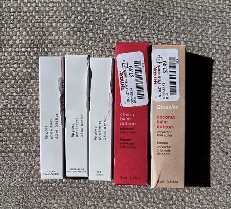 I scored most of my favorite lip products at TJ Maxx today! :) : r/glossier