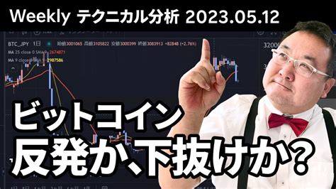 マトリックス法によるテクニカル分析（2023512）ビットコイン、反発か、下抜けか？ Youtube