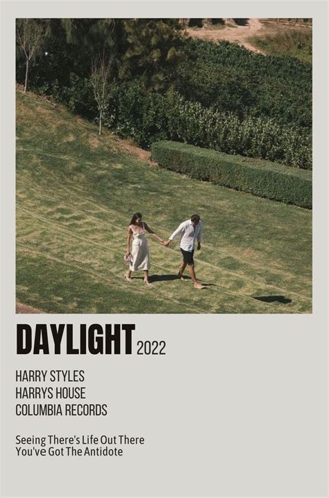 Daylight Harry Styles Polaroid Poster Vintage Music Posters