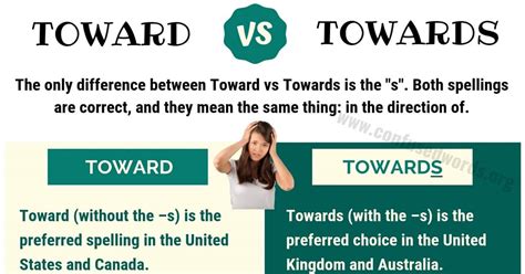 TOWARD vs TOWARDS: How to Use Toward or Towards in Sentences ...