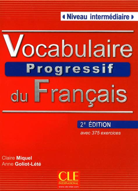 Amazon Fr Vocabulaire Progressif Du Francais Nouvelle Edition