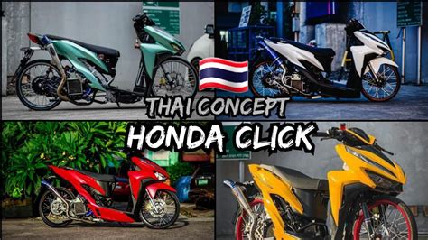 Honda Click Street Bike Concept Compilation Youtube