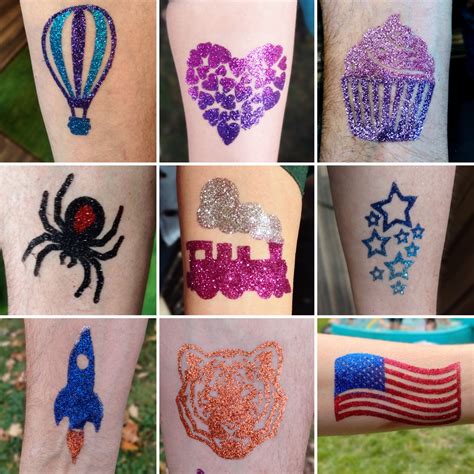 Add some Sparkle to your party - with glitter tattoos! | Akron