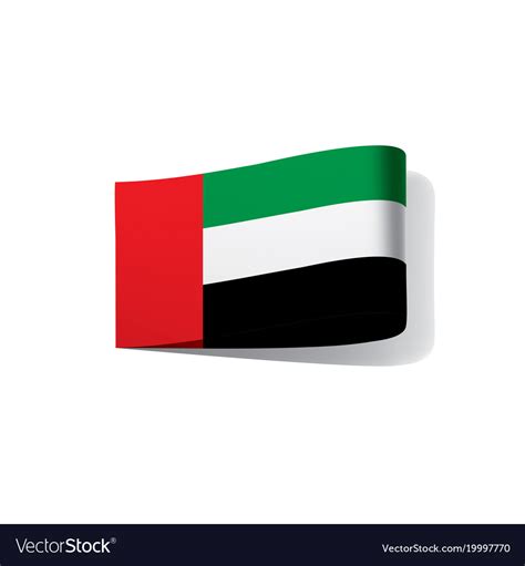 United Arab Emirates Flag Royalty Free Vector Image